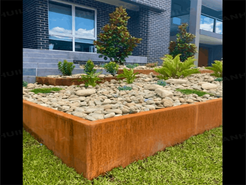 economic and durable corten steel garden gate For Municipal Projects